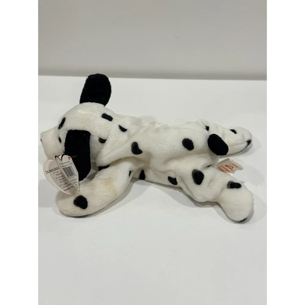 RARE VINTAGE RETIRED 1996 TY BEANIE BABY DOTTY THE DOG